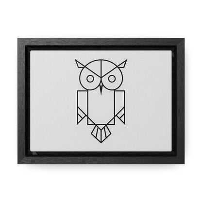 Geometric Owl - Gallery Canvas Wraps, Horizontal Frame