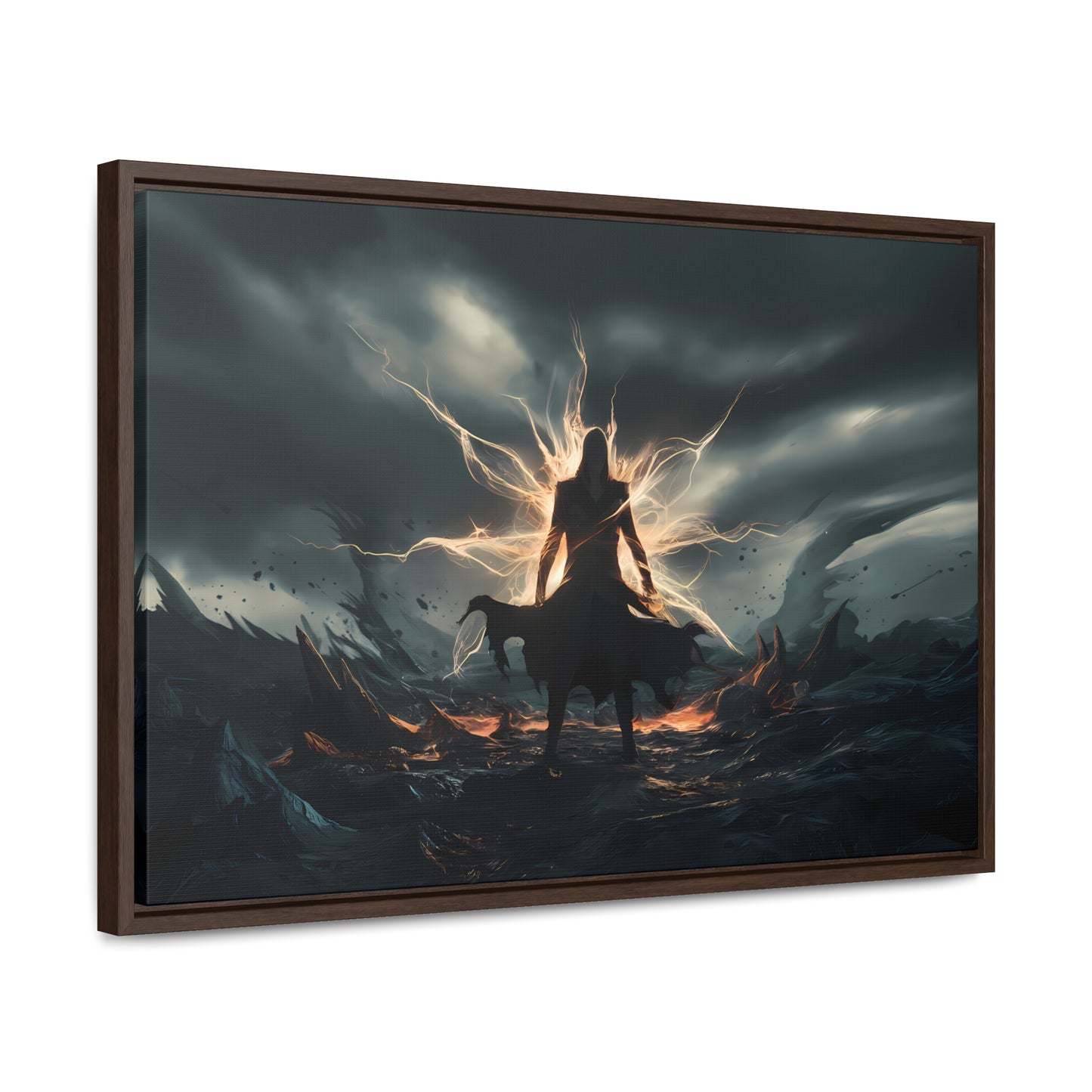 Eclipse of the Dark Conqueror - Gallery Canvas Wraps, Horizontal Frame