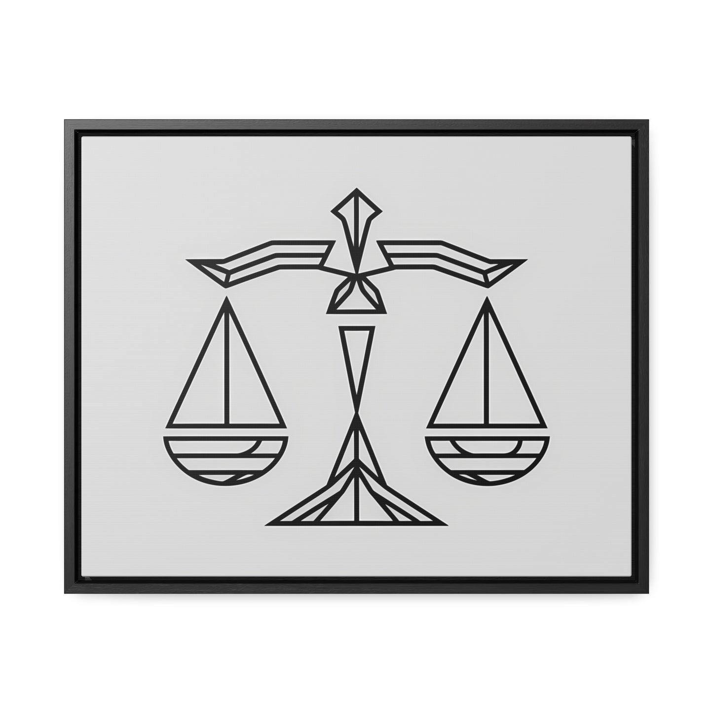 Balance of Justice - Gallery Canvas Wraps, Horizontal Frame