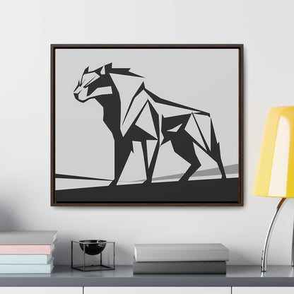 Geometric Beast - Gallery Canvas Wraps, Horizontal Frame