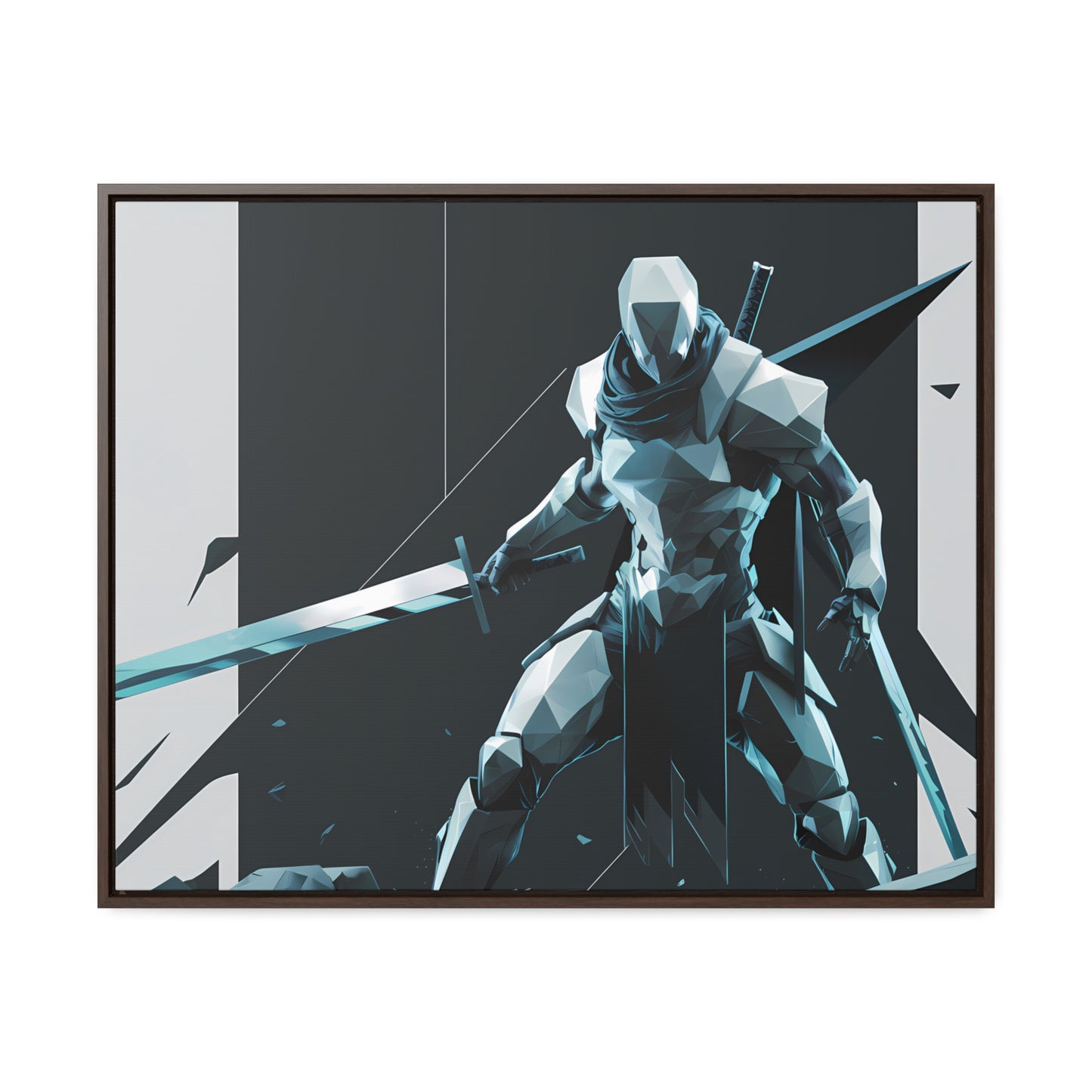 Blade of the Shattered Realm - Gallery Canvas Wraps, Horizontal Frame