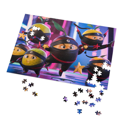 Fruity Ninja Warriors - Jigsaw Puzzle (30, 110, 252, 500,1000-Piece)