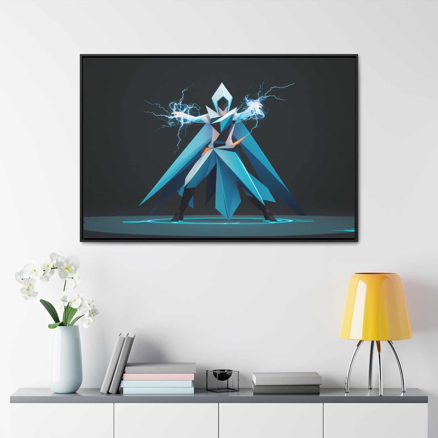 Stormbound Sentinel - Gallery Canvas Wraps, Horizontal Frame