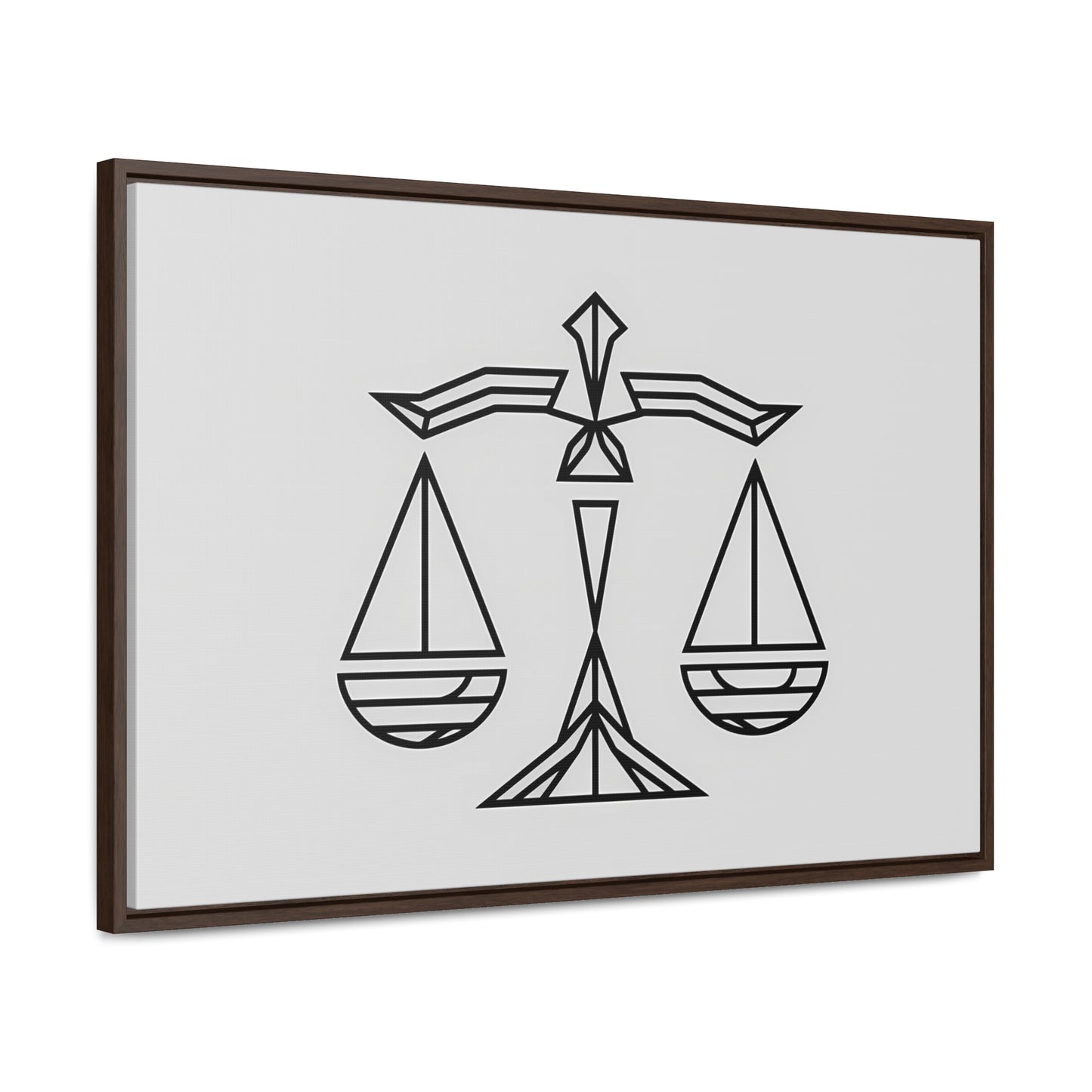 Balance of Justice - Gallery Canvas Wraps, Horizontal Frame