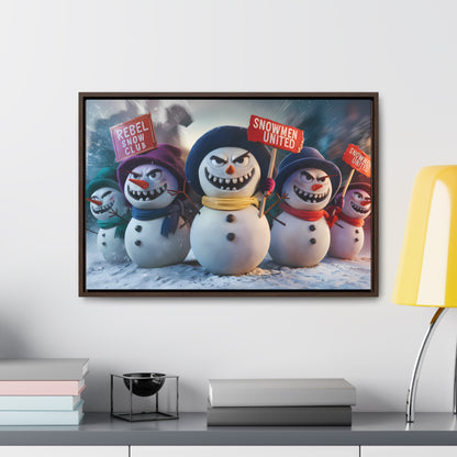 Frosty Revolt - Gallery Canvas Wraps, Horizontal Frame