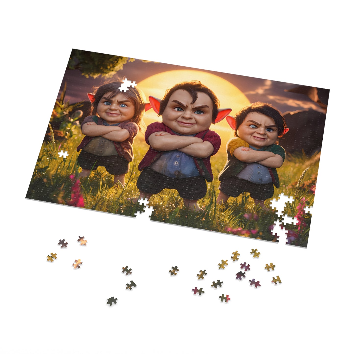 A Gang of "Gnomes" - Jigsaw Puzzle (30, 110, 252, 500,1000-Piece)