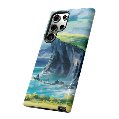 Anime Cliff by the Sea - Smartphone Tough Cases