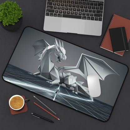 "Cyber Dragon Confrontation" - Desk Mat