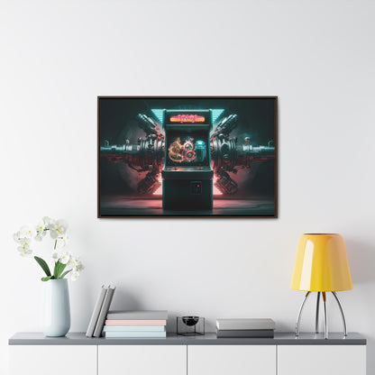 Quantum Arcade Revolution - Gallery Canvas Wraps, Horizontal Frame