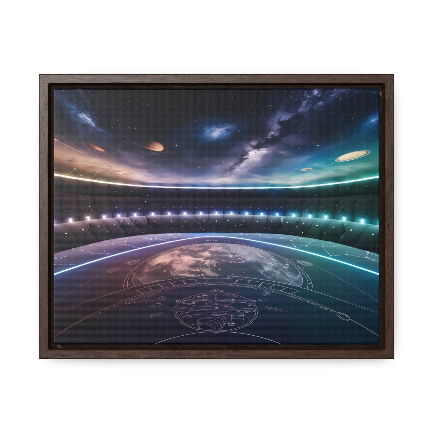 Stellar Observatory Nexus - Gallery Canvas Wraps, Horizontal Frame