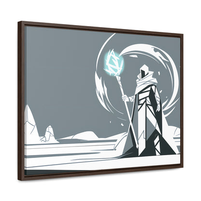 Mage of the Frozen Wastes - Gallery Canvas Wraps, Horizontal Frame