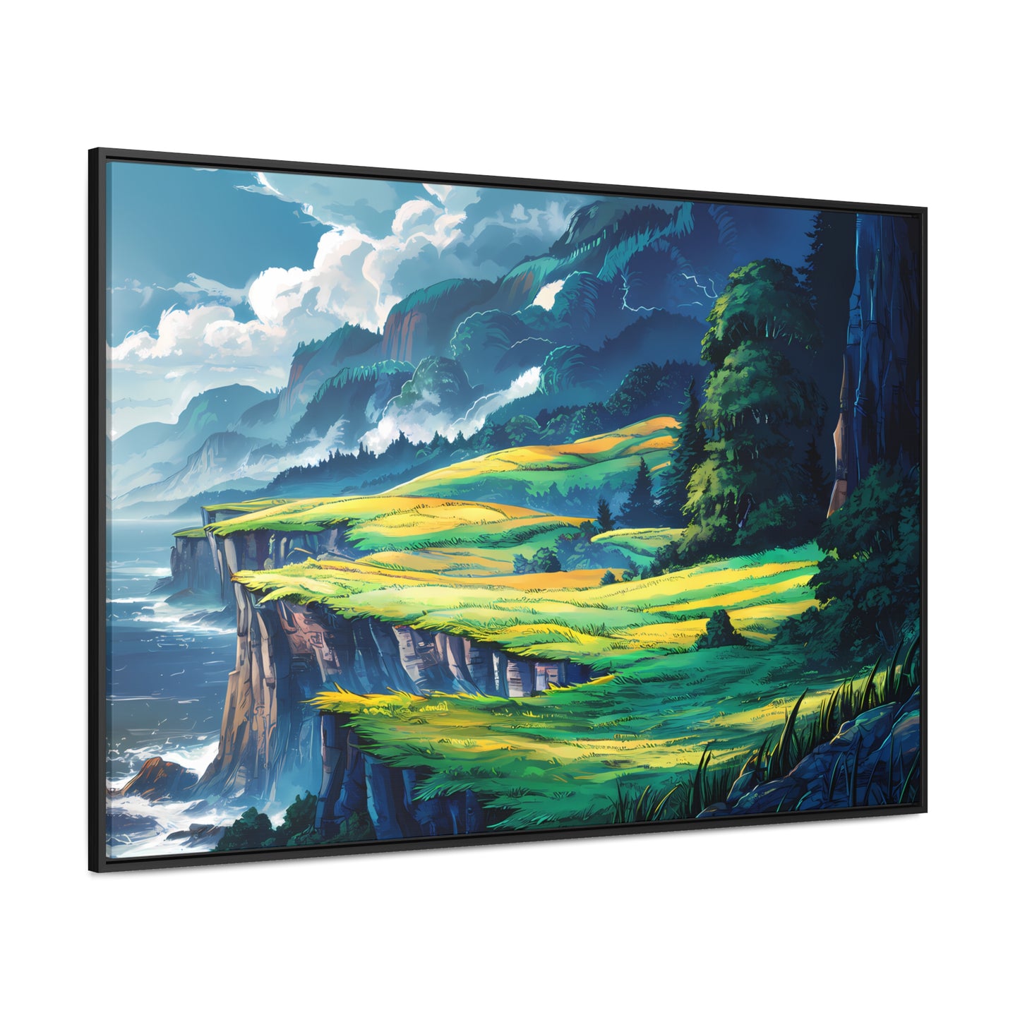 Edge of the Wild Coast - Gallery Canvas Wraps, Horizontal Frame