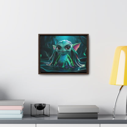 Guardian of the Enchanted Lagoon - Gallery Canvas Wraps, Horizontal Frame