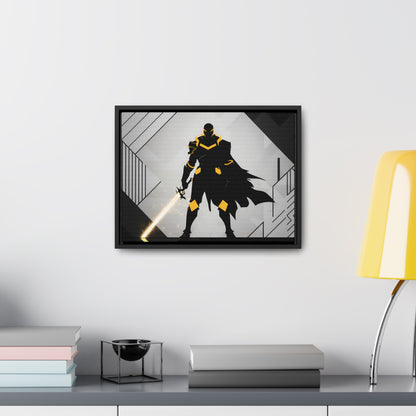 The Sentinel of Shadows - Gallery Canvas Wraps, Horizontal Frame