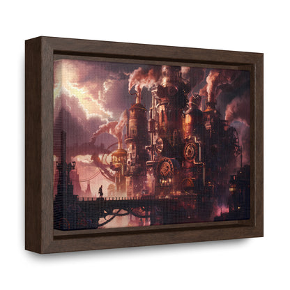 Industrial Twilight - Gallery Canvas Wraps, Horizontal Frame