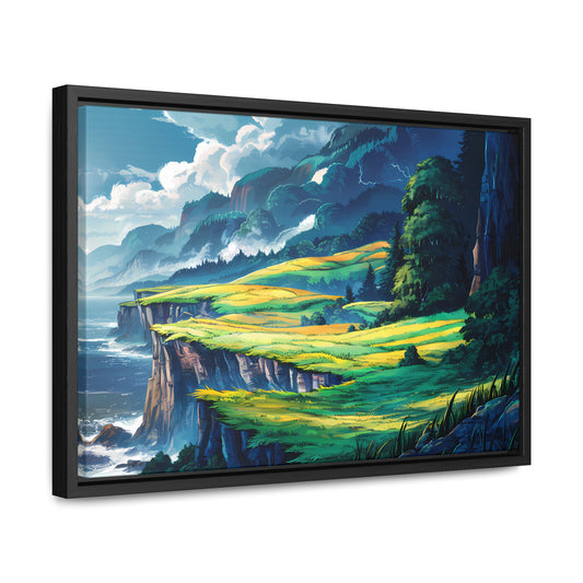 Edge of the Wild Coast - Gallery Canvas Wraps, Horizontal Frame