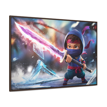 Blade of the Frozen Shadow - Gallery Canvas Wraps, Horizontal Frame