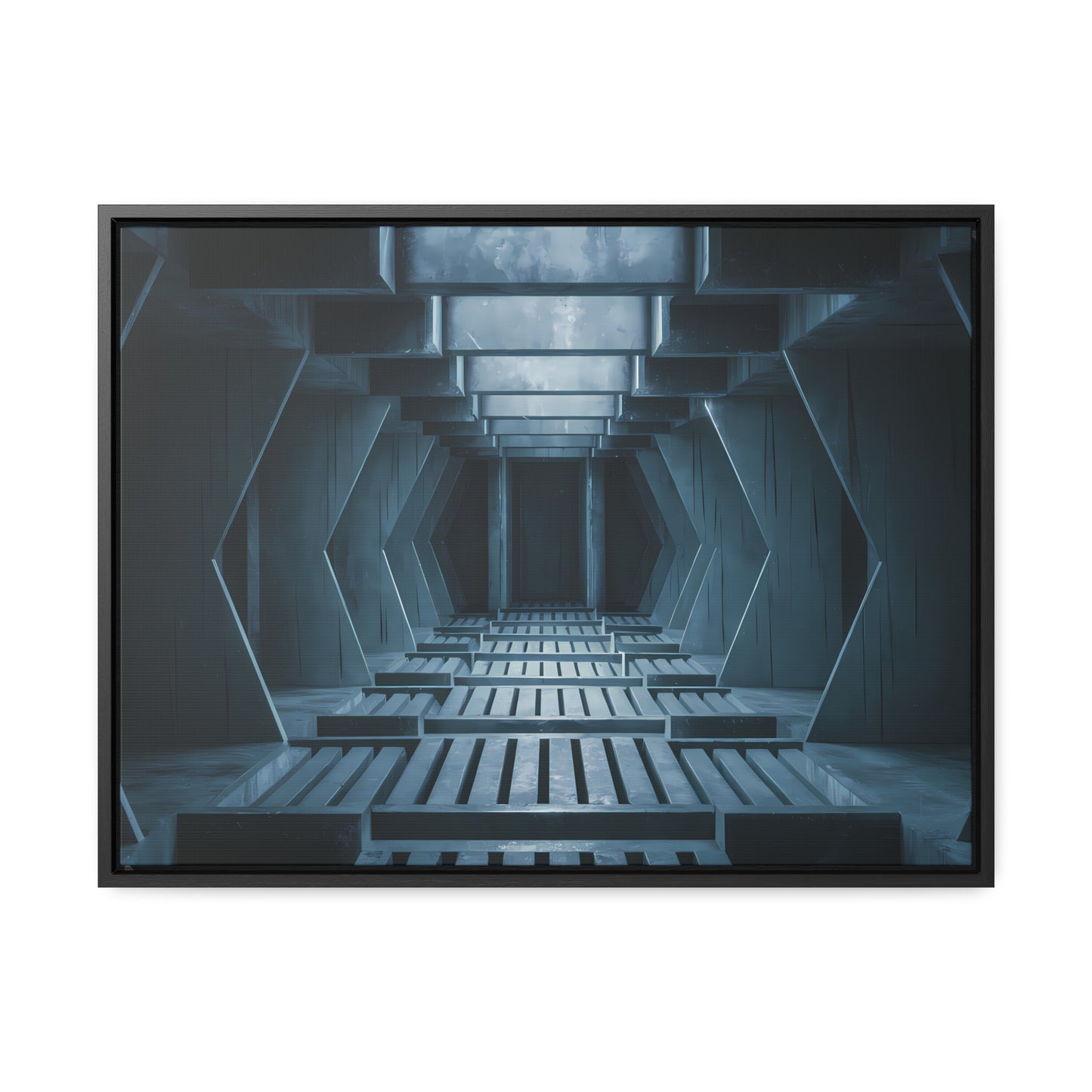 Echoes of the Forgotten Passage - Gallery Canvas Wraps, Horizontal Frame