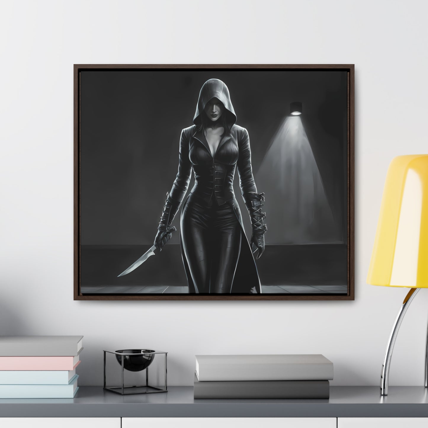 The Shadow's Blade - Gallery Canvas Wraps, Horizontal Frame