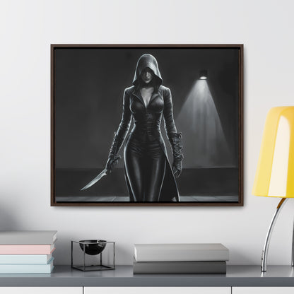 The Shadow's Blade - Gallery Canvas Wraps, Horizontal Frame