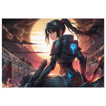 Shadow of the Cyber Dawn - Jigsaw Puzzle (30, 110, 252, 500,1000-Piece)