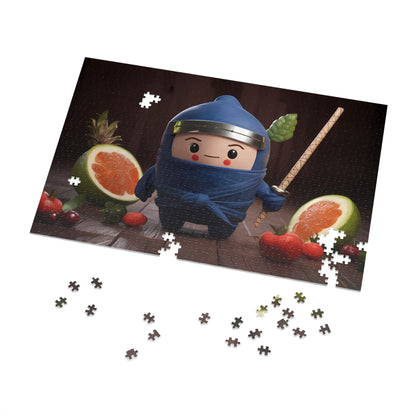 Fruity Ninja in Training - Jigsaw Puzzle (30, 110, 252, 500,1000-Piece)