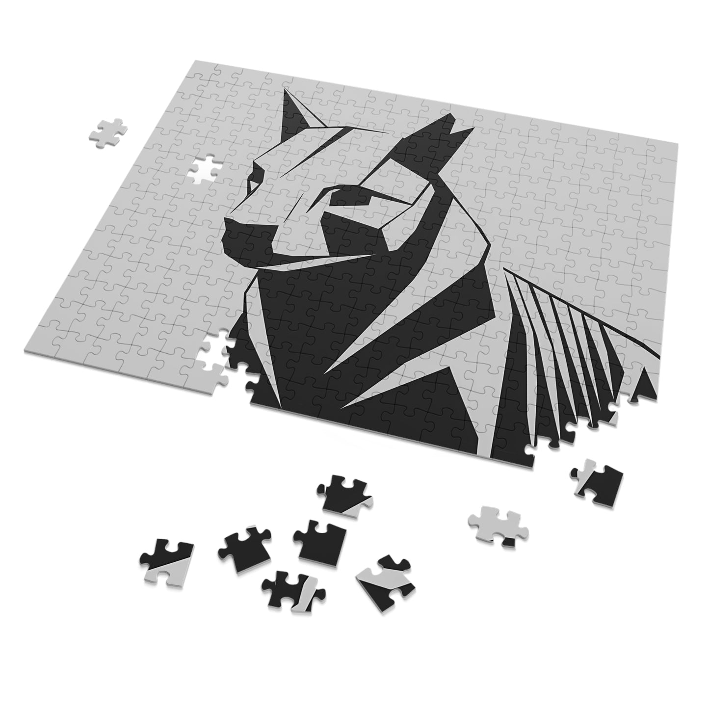 Feline Geometry - Jigsaw Puzzle (30, 110, 252, 500,1000-Piece)