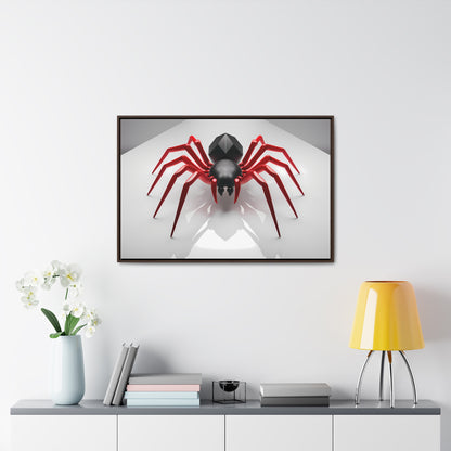 Crimson Arachnid - Gallery Canvas Wraps, Horizontal Frame