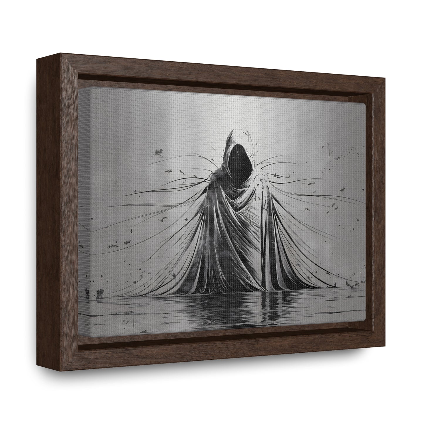 Ethereal Sentinel of the Abyss - Gallery Canvas Wraps, Horizontal Frame