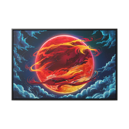 Eclipse of the Eternal Phoenix - Gallery Canvas Wraps, Horizontal Frame