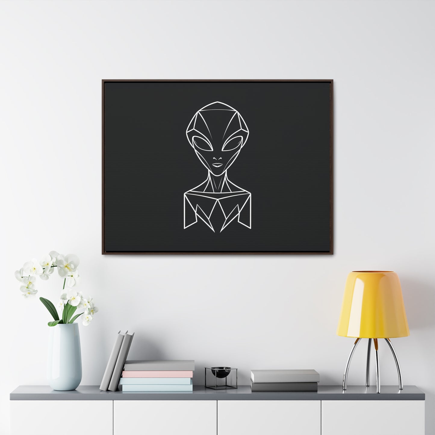 Alien Geometry - Gallery Canvas Wraps, Horizontal Frame