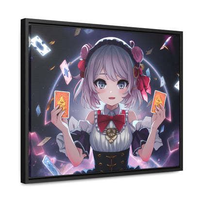 "Arcane Card Mastery" - Gallery Canvas Wraps, Horizontal Frame