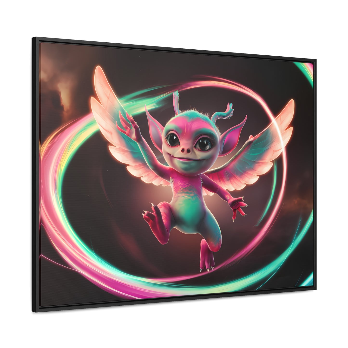 Wings of Radiant Joy - Gallery Canvas Wraps, Horizontal Frame