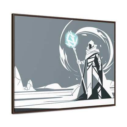 Mage of the Frozen Wastes - Gallery Canvas Wraps, Horizontal Frame