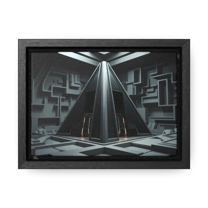 Sanctum of the Obsidian Pyramid - Gallery Canvas Wraps, Horizontal Frame