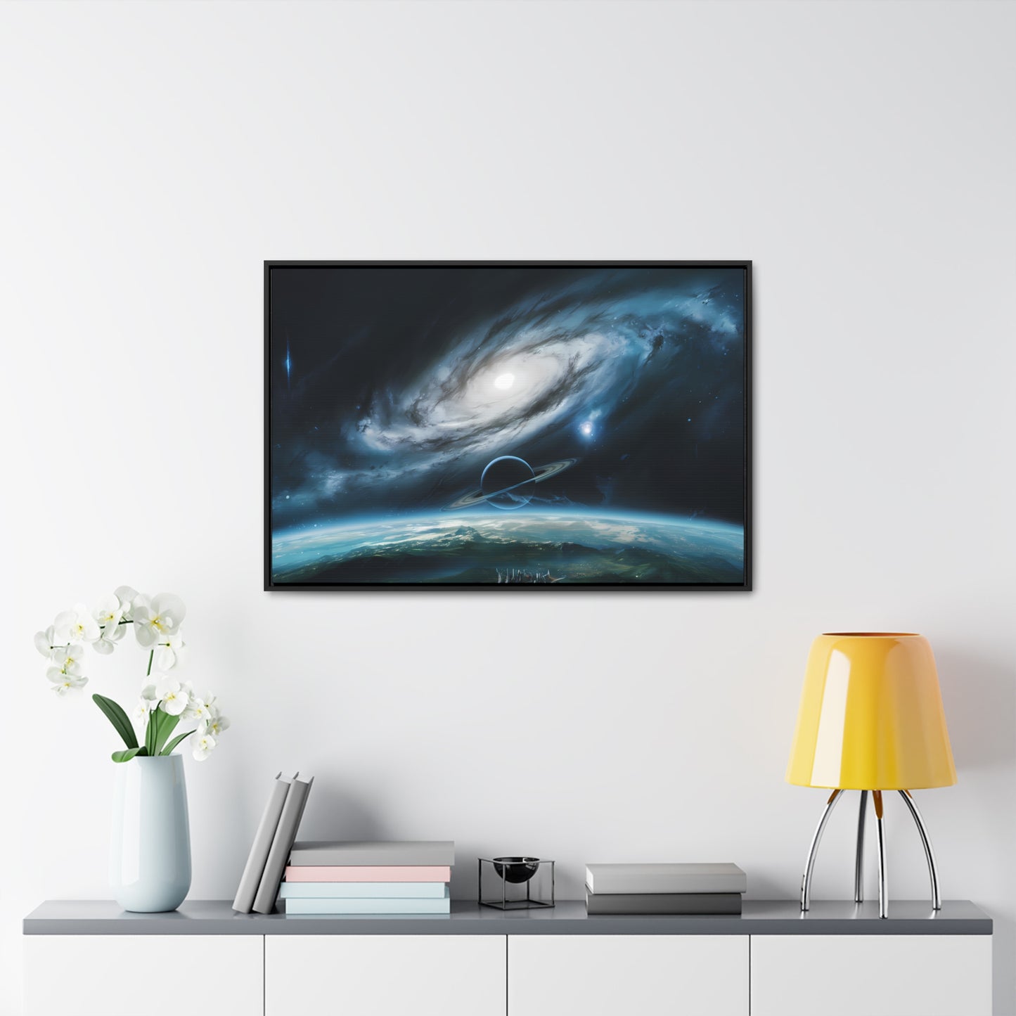 Celestial Spiral - Gallery Canvas Wraps, Horizontal Frame