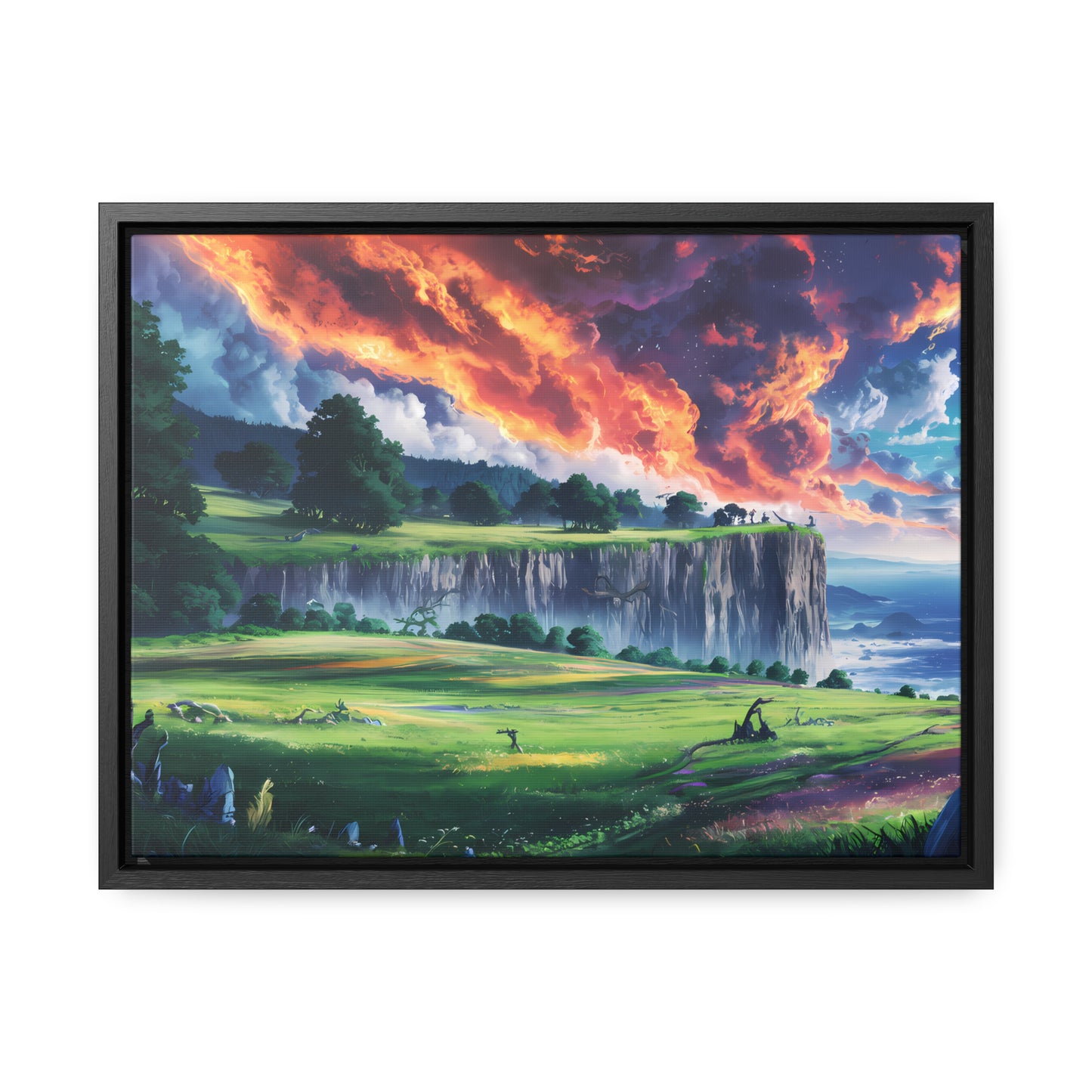 Edge of the Burning Sky - Gallery Canvas Wraps, Horizontal Frame