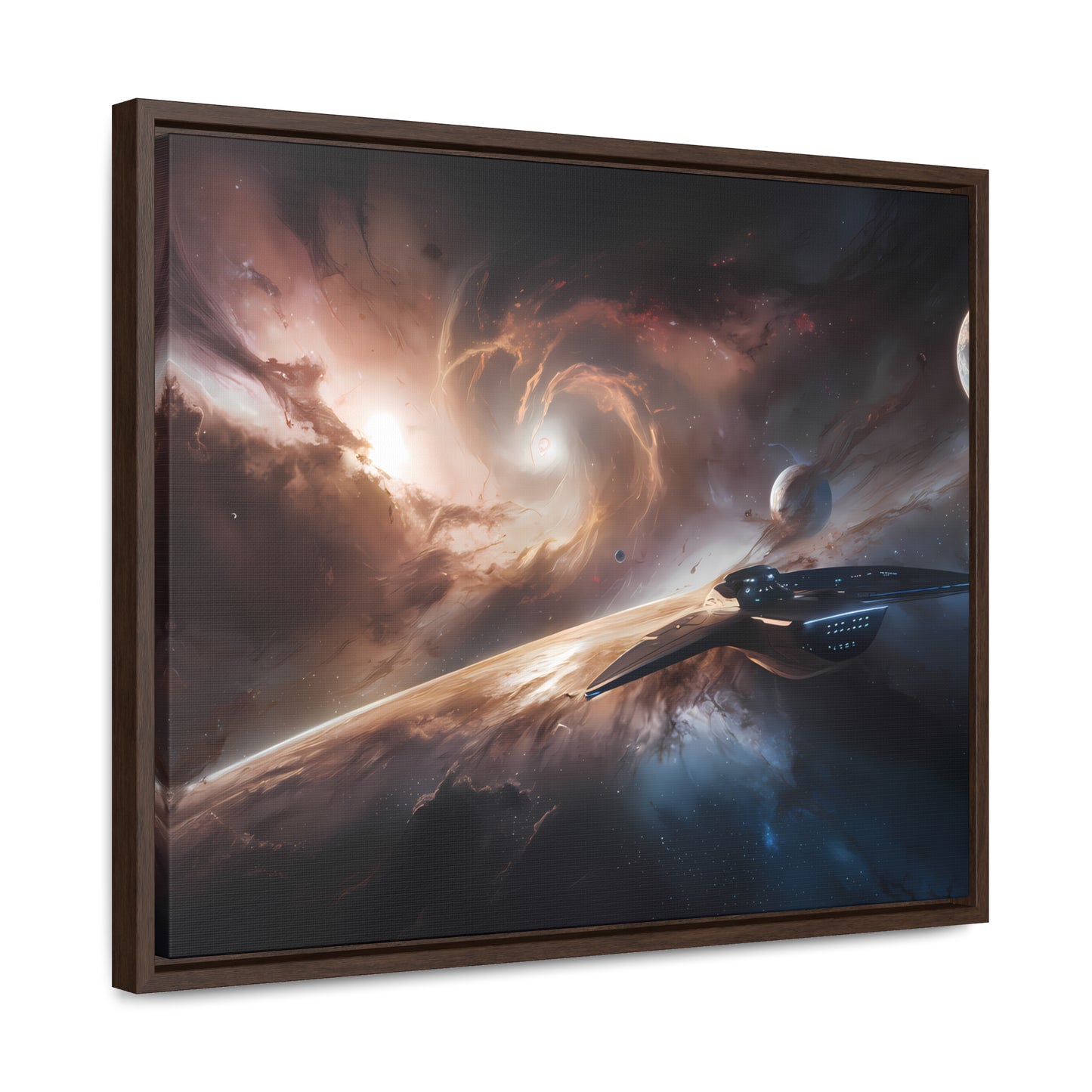 Voyage Through the Maelstrom of Stars - Gallery Canvas Wraps, Horizontal Frame