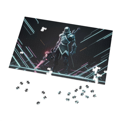 Cybernetic Blade Sentinel - Jigsaw Puzzle (30, 110, 252, 500,1000-Piece)