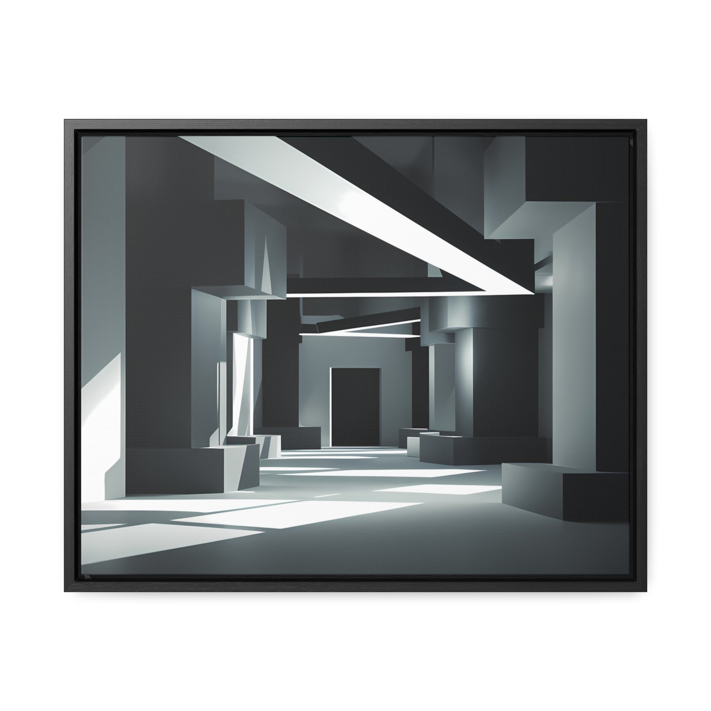 Echoes of Geometry - Gallery Canvas Wraps, Horizontal Frame