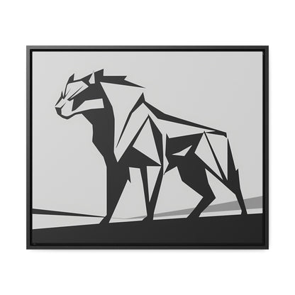 Geometric Beast - Gallery Canvas Wraps, Horizontal Frame