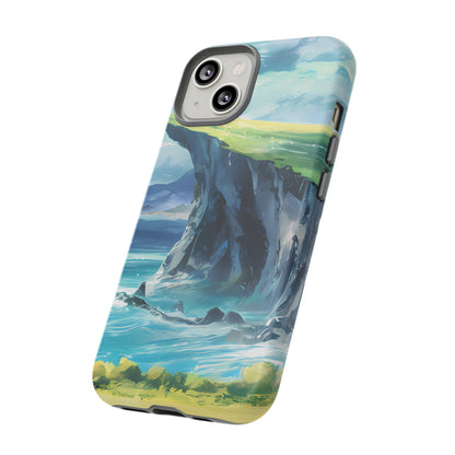 Anime Cliff by the Sea - Smartphone Tough Cases