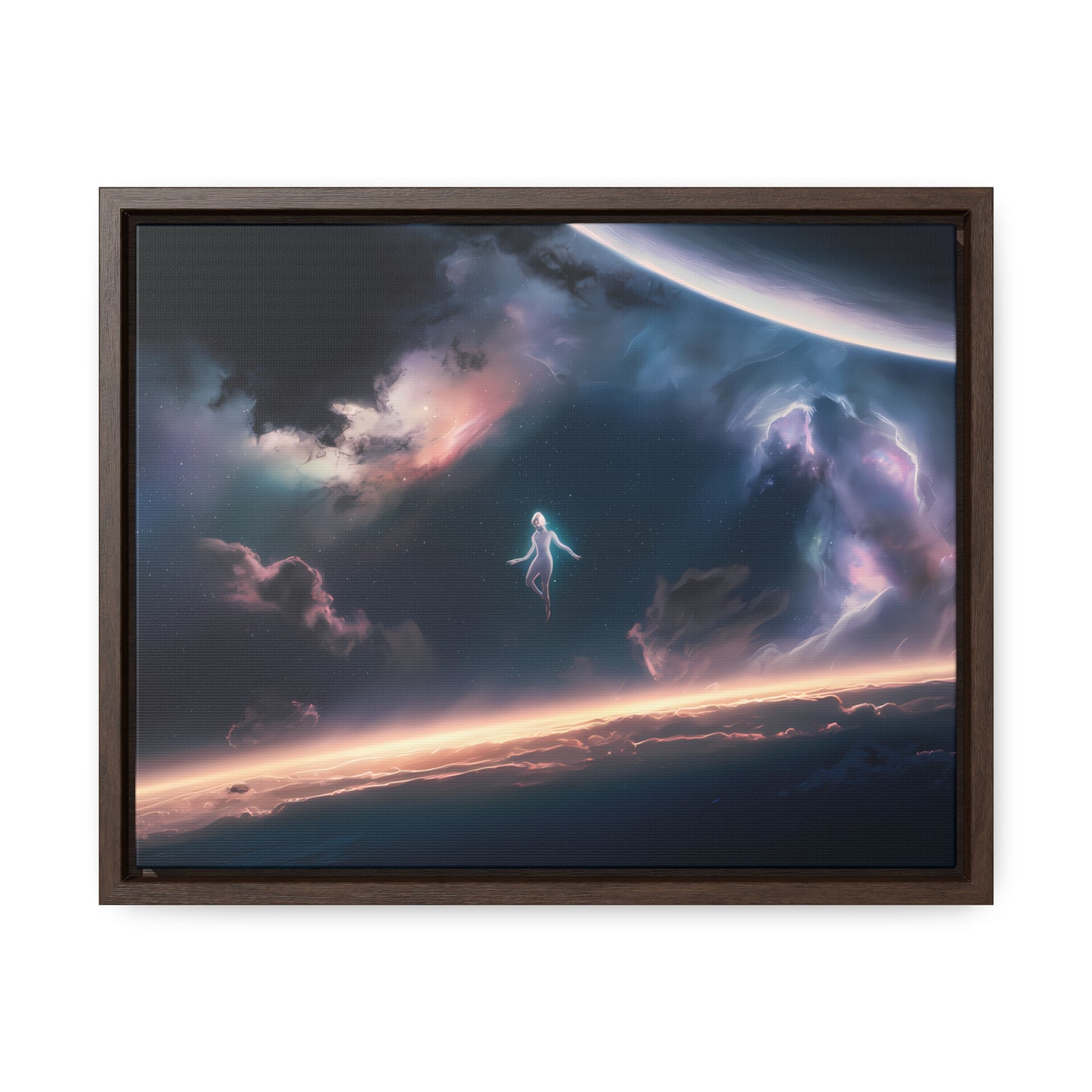 Ascension Beyond the Horizon - Gallery Canvas Wraps, Horizontal Frame