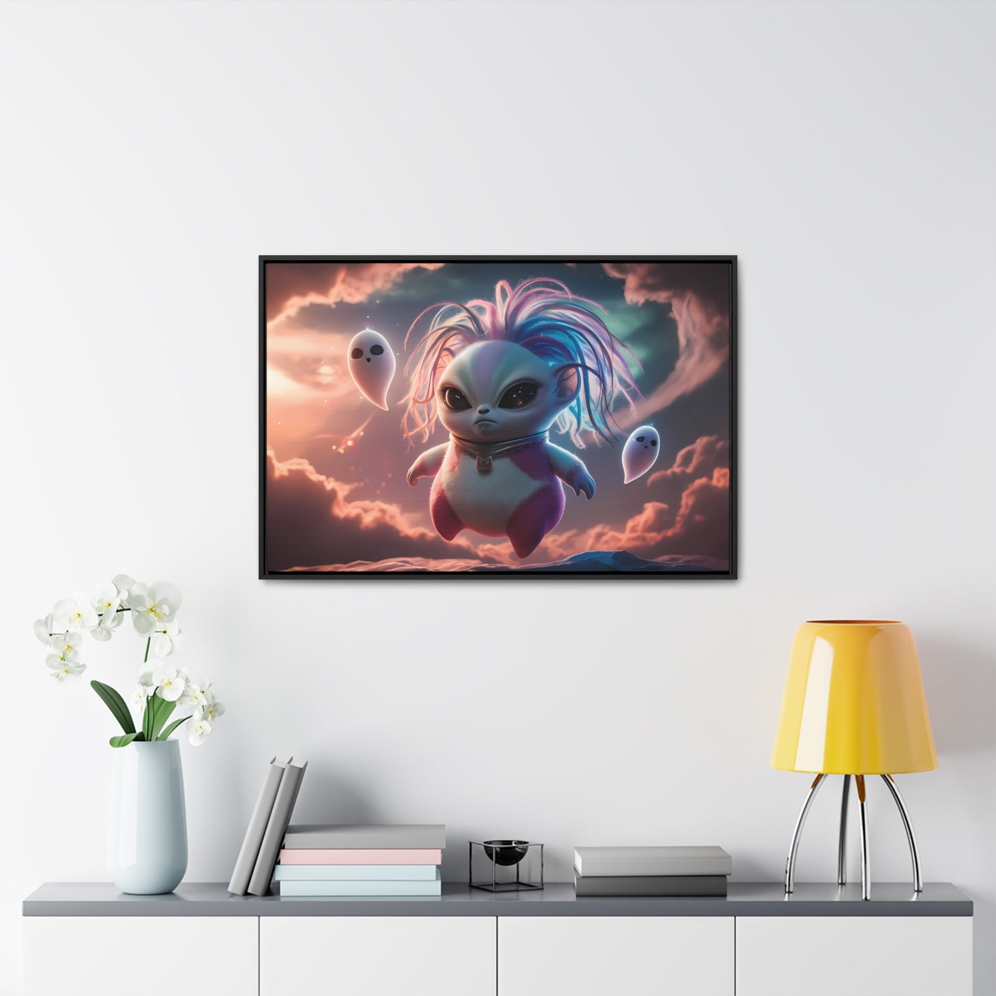 Guardian of the Twilight Spirits - Gallery Canvas Wraps, Horizontal Frame