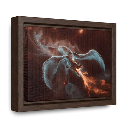 Celestial Inferno Dragon - Gallery Canvas Wraps, Horizontal Frame