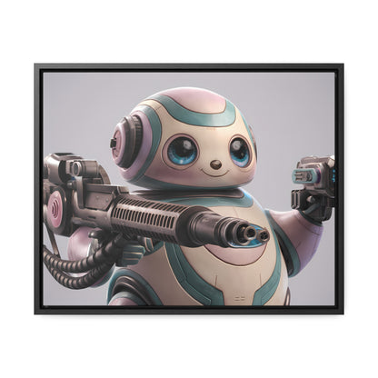 "Adorable Defender" - Gallery Canvas Wraps, Horizontal Frame