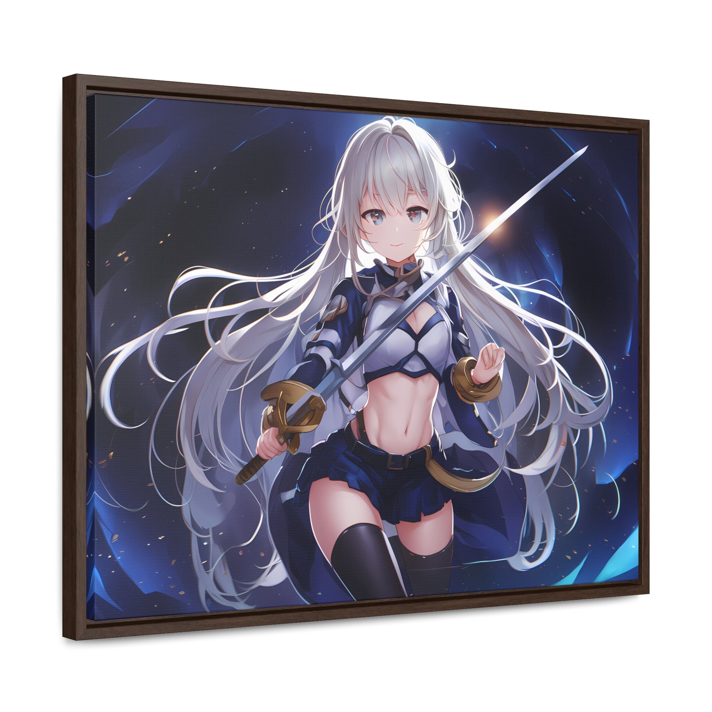 Blade of the Celestial Knight - Gallery Canvas Wraps, Horizontal Frame