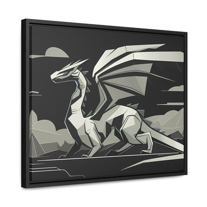 Shadow of the Silver Dragon - Gallery Canvas Wraps, Horizontal Frame