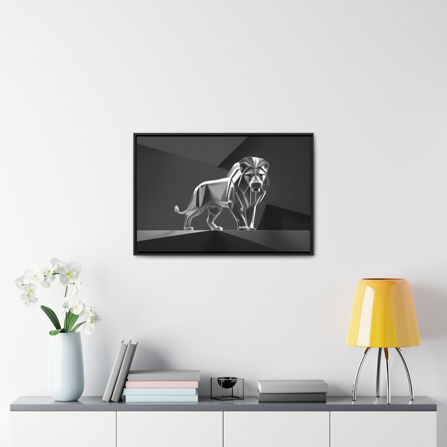 Majestic Steel Sentinel - Gallery Canvas Wraps, Horizontal Frame