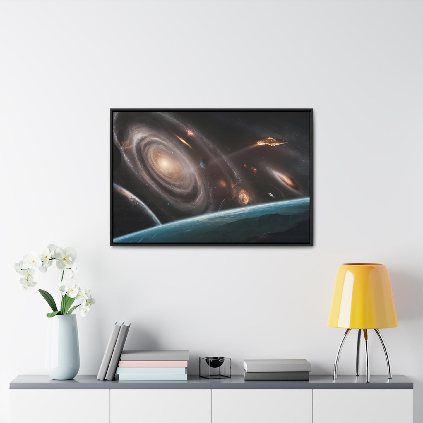 Galactic Odyssey - Gallery Canvas Wraps, Horizontal Frame